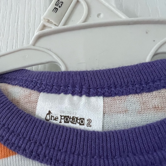 NWT Halloween long sleeve set of 4 by One Potato 2. 💯 % cotton 0-3 - Picture 2 of 11